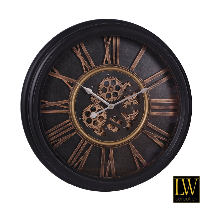 Horloge Léonore Noire 52cm