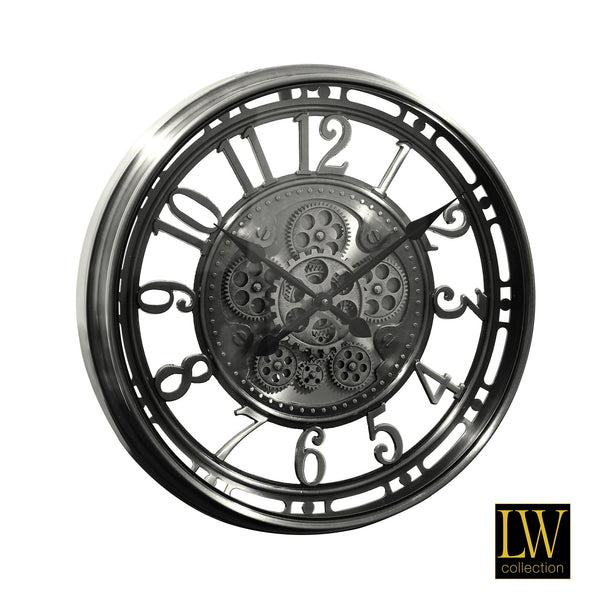 Clock Maria silver 54cm