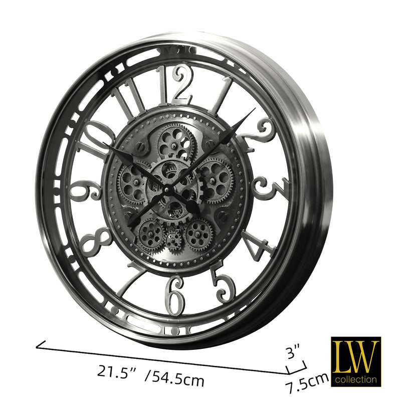 Horloge Maria argent 54cm