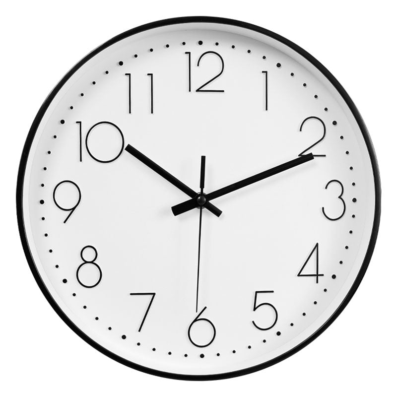 Horloge de cuisine Delon noir et blanc 30cm