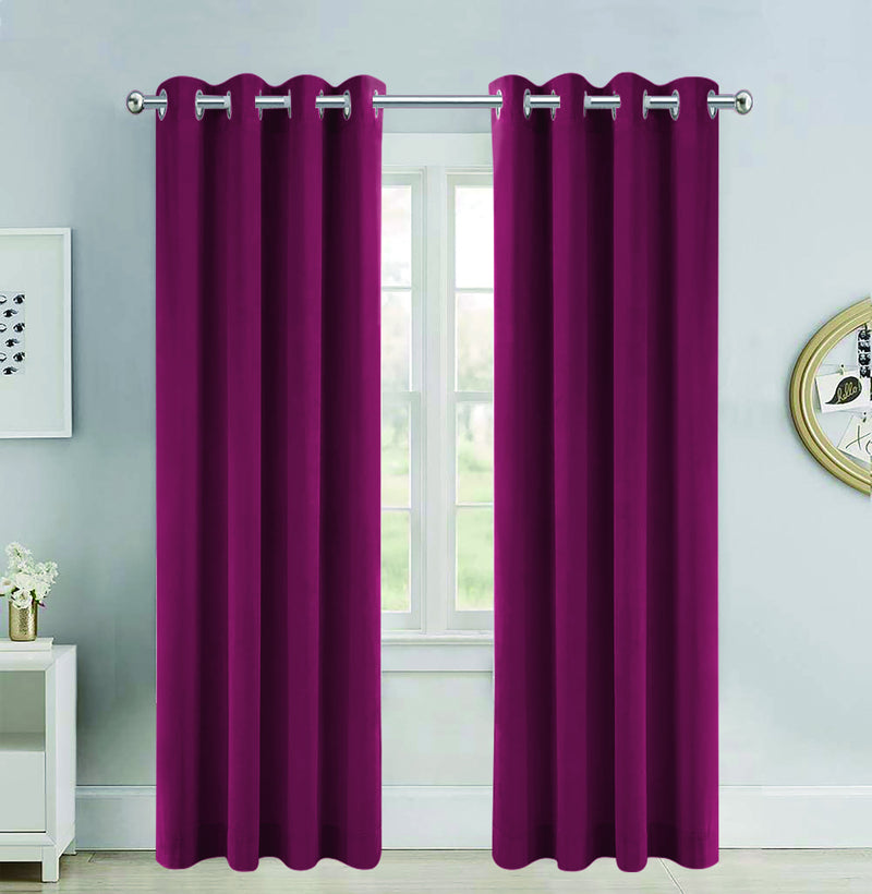 Curtains Red Velvet Ready to use 140x240cm