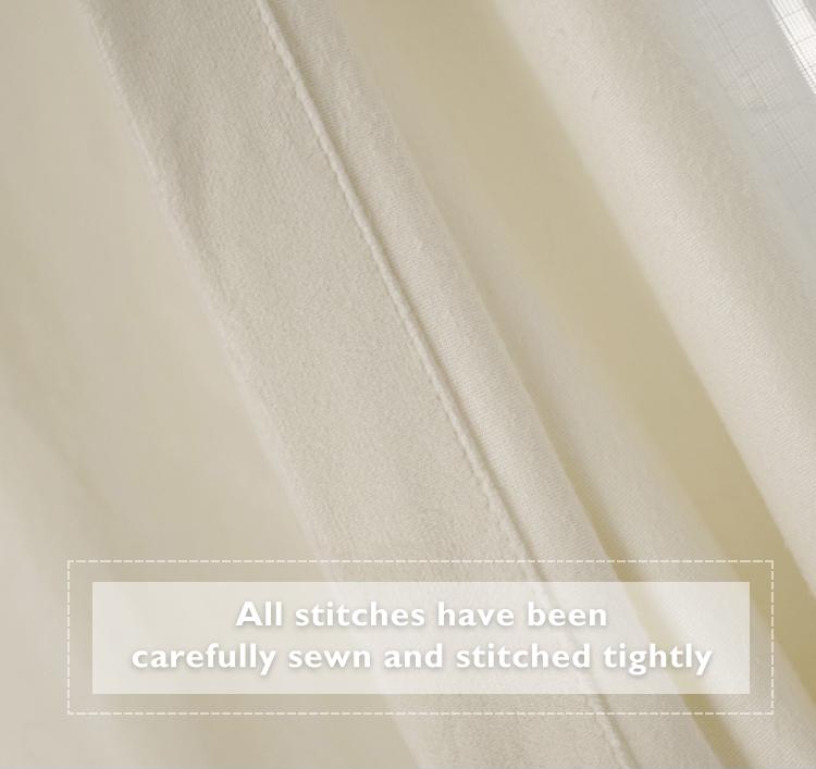 Curtains off-white Velvet Ready-made 290x270cm