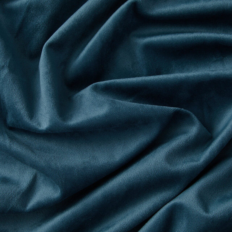 Gordijnen Donkerblauw Velvet Kant en klaar 140x240cm