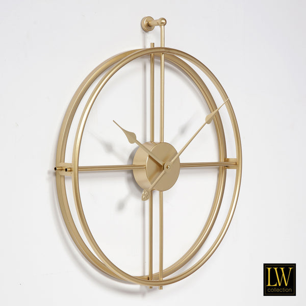 Clock Alberto gold 52cm