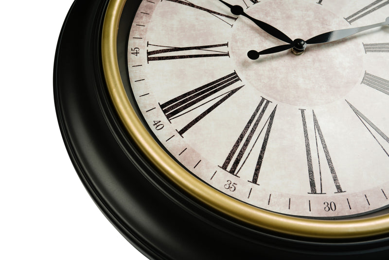 Horloge Diego2 45cm bord doré