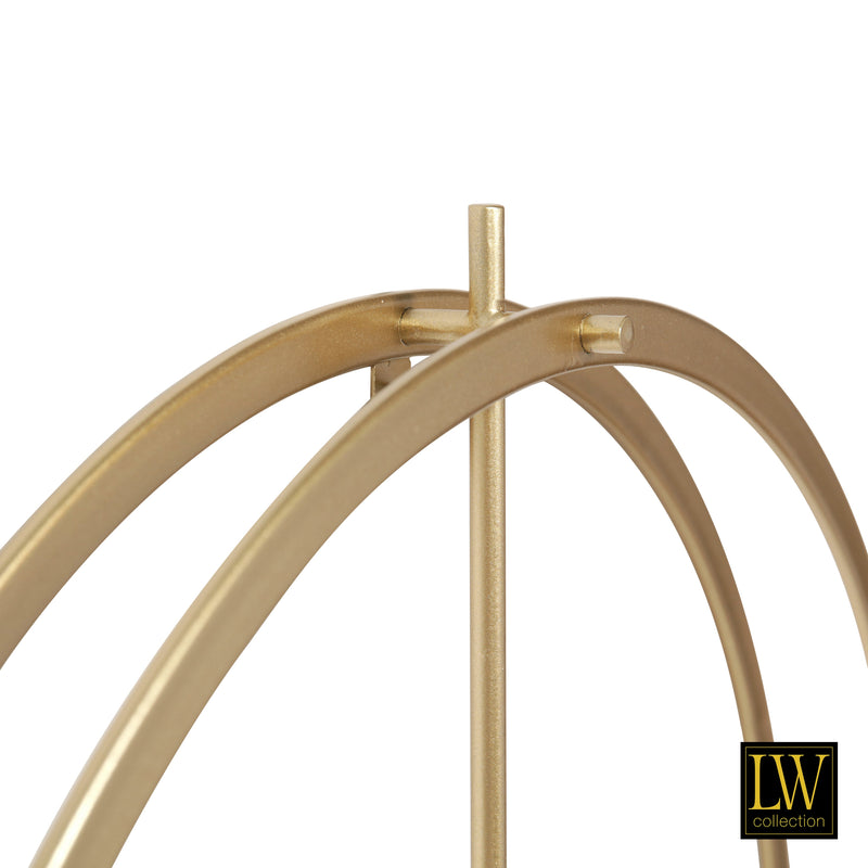 Wandklok Denzel goud 82cm - Wandklok modern - Stil uurwerk - Industriële wandklok