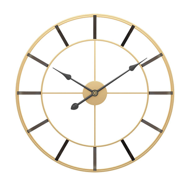 Wall clock XL Isla gold 80cm