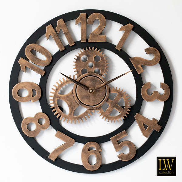 Clock Levi bronze numbers 60cm