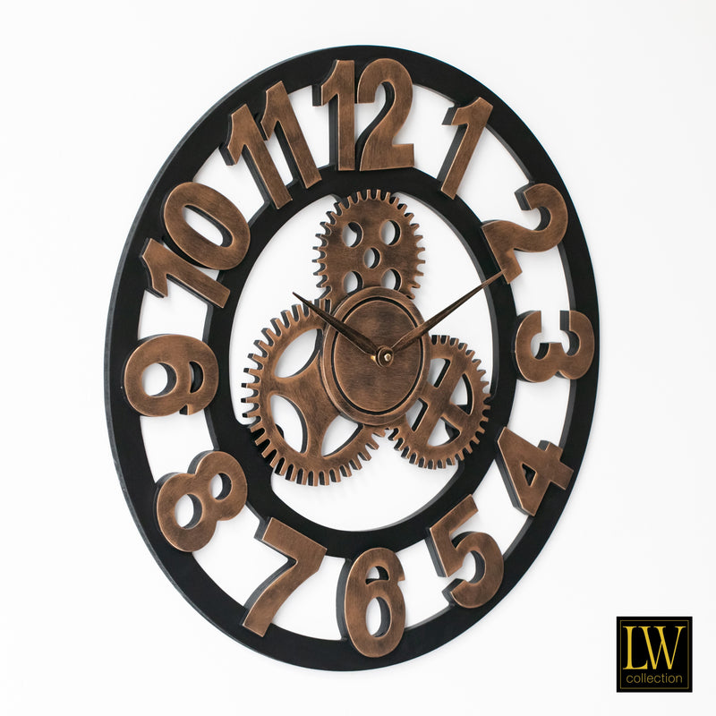 Clock Levi bronze numbers 60cm