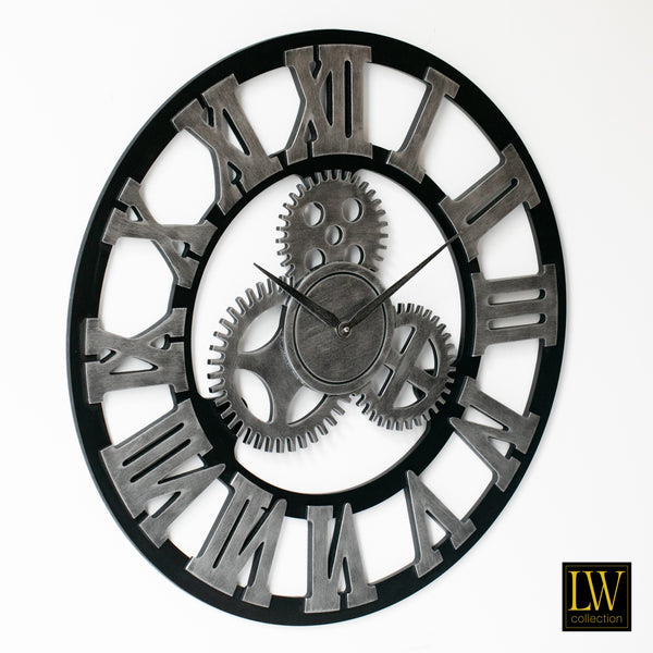 Clock XL Levi gray greek 80cm