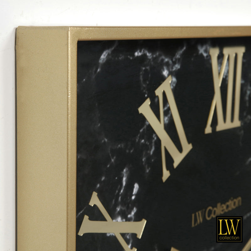 Uhr Malia Schwarzgold 60cm