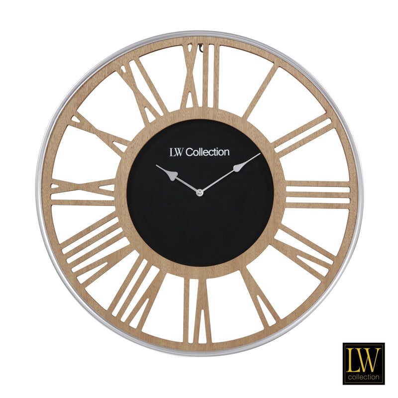 Clock Myrella wood 60cm