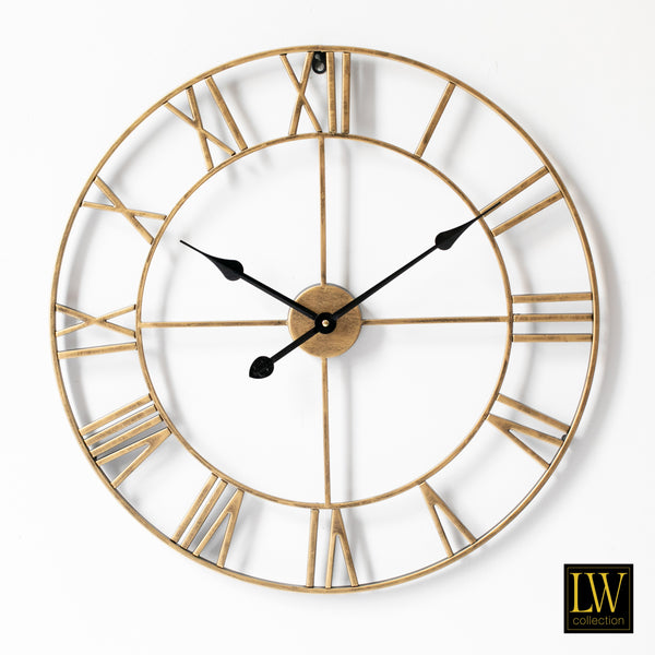 Clock Olivier gold 60cm