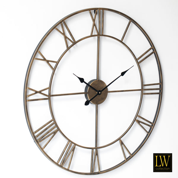 Clock Olivier gold 80cm