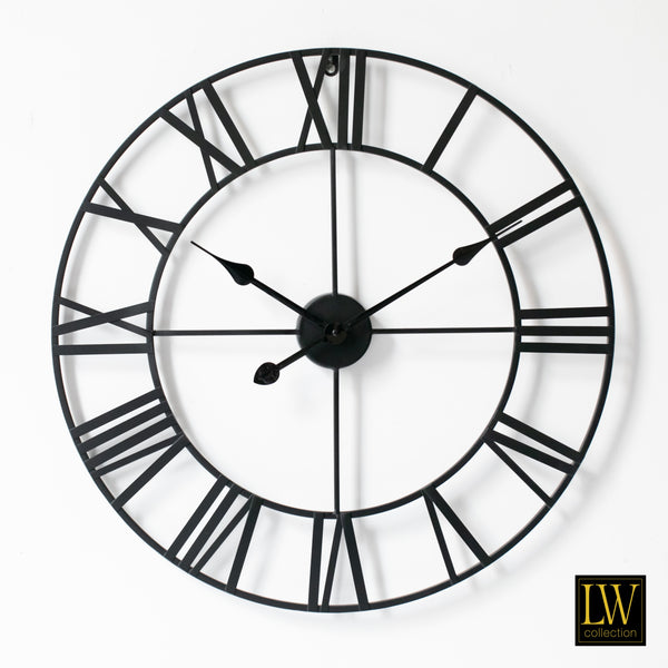 Clock Olivier black 60cm