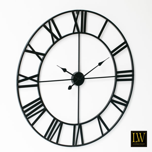 Clock XL Olivier black 80cm