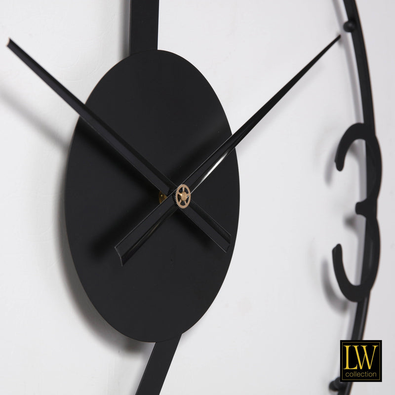 Horloge Scarlett Noir 60cm